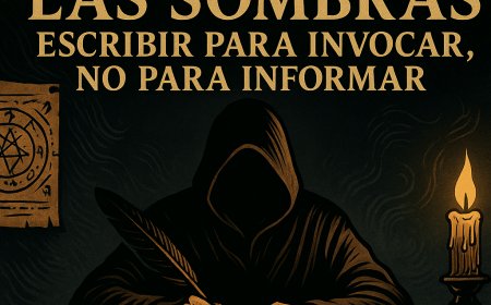 🕯️ El Lenguaje de las Sombras – Escribir para invocar, no para informar