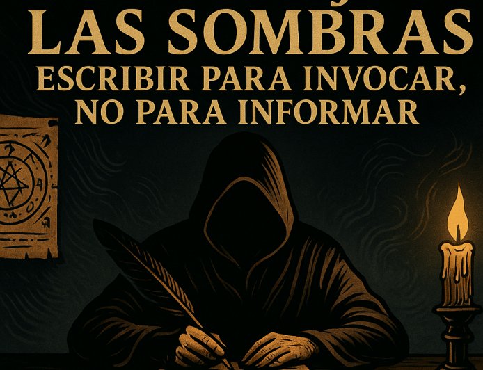 🕯️ El Lenguaje de las Sombras – Escribir para invocar, no para informar