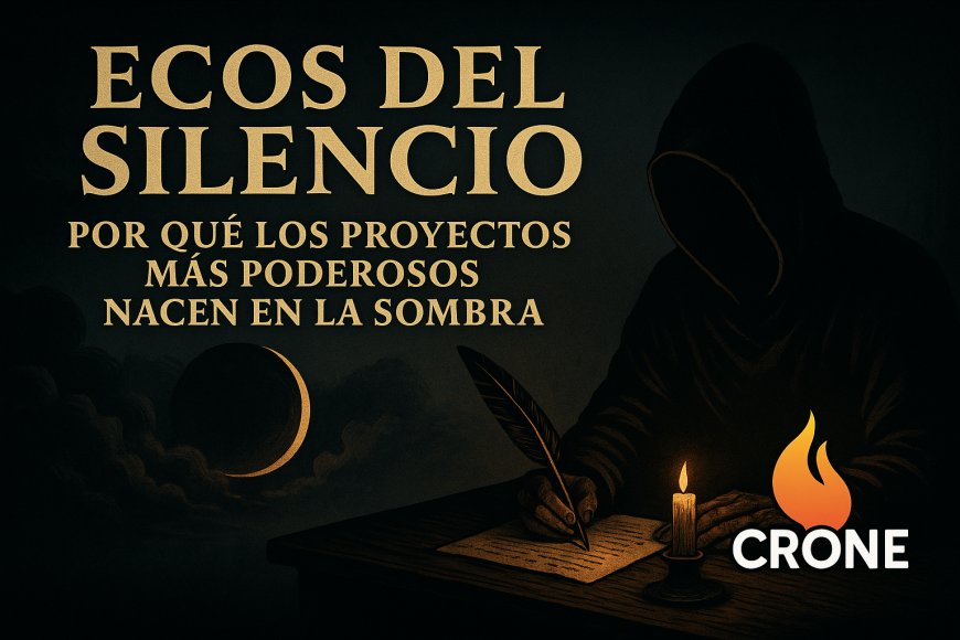 📜 Ecos del Silencio – Por qué los proyectos más poderosos nacen en la sombra